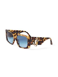 Jimmy Choo Eyewear Ariana zonnebril met oversized montuur - Bruin