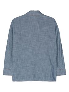Semicouture Slim-fit blouse - Blauw