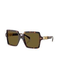 Versace Eyewear Medusa Head zonnebril met vierkant montuur - Bruin