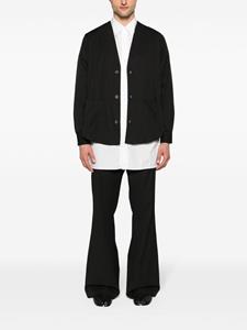 Société Anonyme V-neck cotton shirt - Zwart