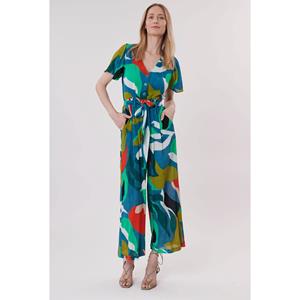 Derhy Bedrukte jumpsuit Ida