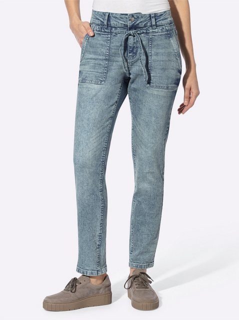 broek inblue-stonewashed van heine