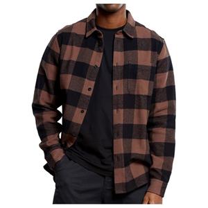 Dedicated  Shirt Rute Buffalo - Overhemd, zwart/bruin