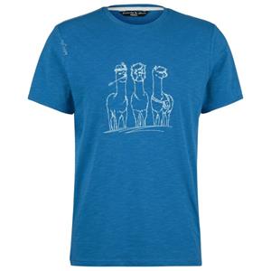 Chillaz - Alpaca Gang Bergfreunde - T-shirt, blauw