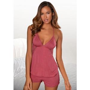 LASCANA Babydolltop, mit feinen Trägern und transparenten Spitzeneinsätzen