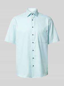 Eterna Overhemd met korte mouwen Comfort fit NON IRON (strijkvrij)