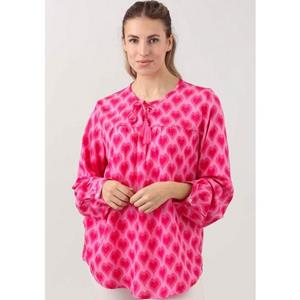 Zwillingsherz Schlupfbluse, mit Herzprint allover