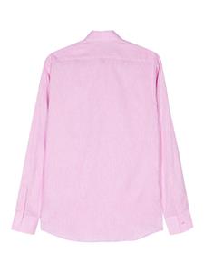 Karl Lagerfeld Overhemd van linnenblend - Roze