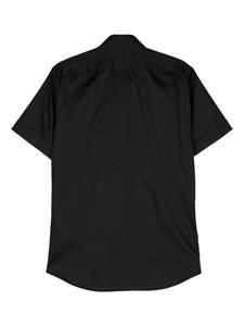 Karl Lagerfeld Popeline overhemd met korte mouwen - Zwart
