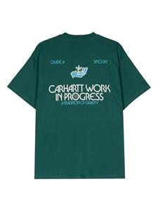 Carhartt WIP T-shirt met logoprint - Groen