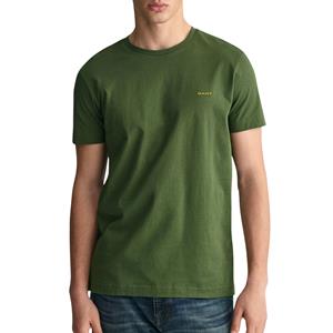 Gant T-shirt met labelstitching