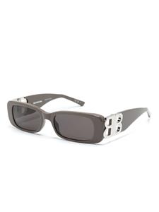 Balenciaga Eyewear Zonnebril met rechthoekig montuur - Grijs