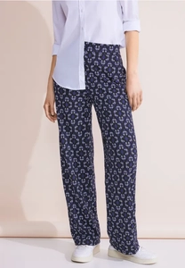 Street One Casual fit jacquard broek