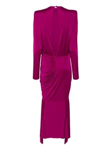Alexandre Vauthier pleat-detail dress - Roze