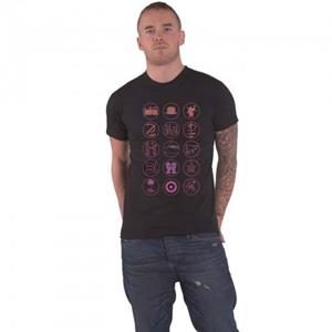 Pink Floyd Unisex volwassen symbolen katoenen T-shirt