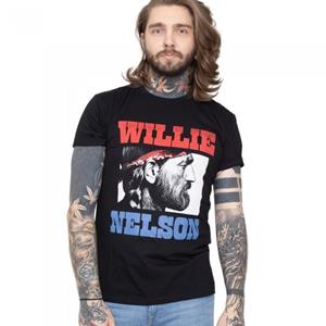 Pertemba FR - Apparel Willie Nelson Unisex volwassen stare katoenen T-shirt