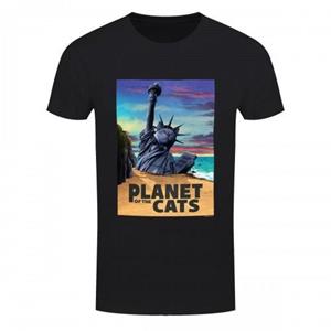 Pertemba FR - Apparel Horror Cats Mens planeet van de katten T-shirt