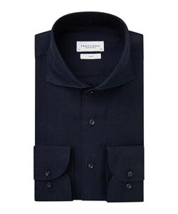 Profuomo Navy linnen overhemd Heren