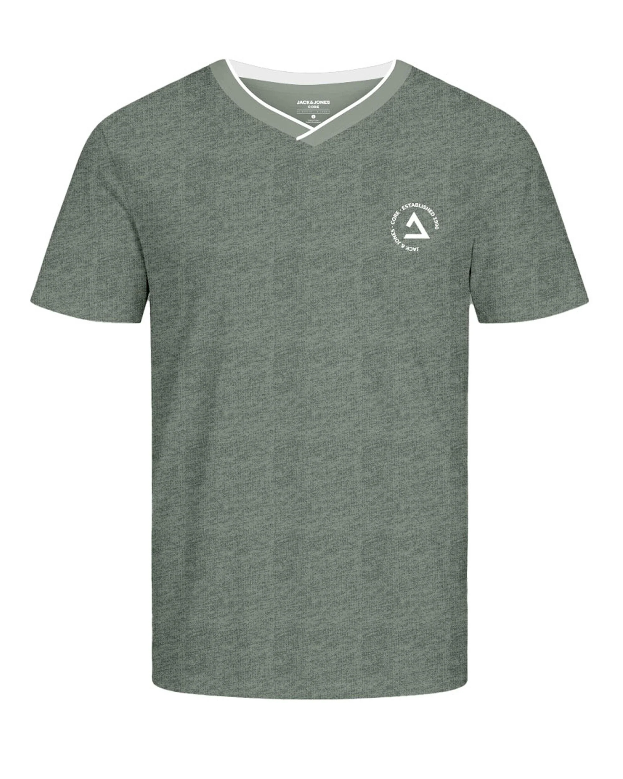 Jack & Jones Jcocontrast tee ss v-neck