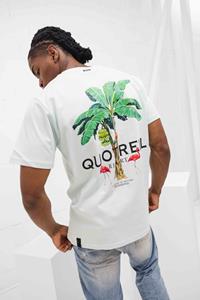 Quotrell | resort t-shirt light blue/black