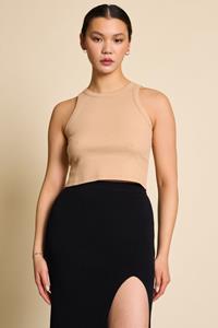 JAN N JUNE JAN 'N JUNE Damen vegan Oberteil Porto Camel Braun