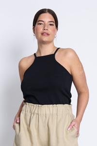 JAN N JUNE JAN 'N JUNE Damen vegan Top Pacita Schwarz