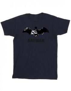 DC Comics Heren Batman Zwart Stare Logo T-shirt