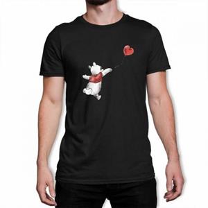 Winnie the pooh Winnie de Poeh heren ballon katoenen T-shirt
