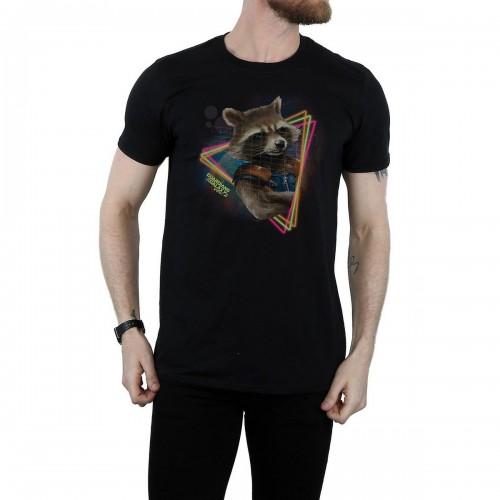 Guardians Of The Galaxy Heren Rocket Raccoon Neon Katoenen T-shirt