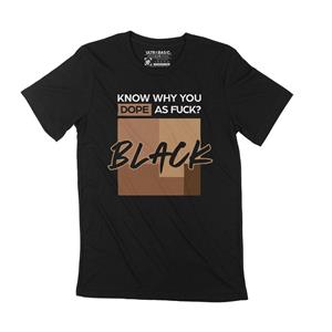 Ultrabasic grafisch T-shirt voor heren, weet waarom je het BLM Black Lives Matter-shirt doopt
