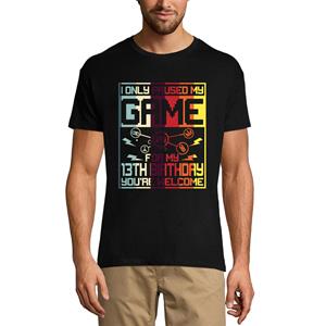 Ultrabasic Gaming heren T-shirt Ik heb mijn spel alleen gepauzeerd voor mijn 13e verjaardag - Gamer T-shirt