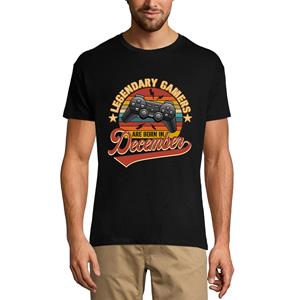 Ultrabasic Gaming-T-shirt voor heren Legendarische gamers zijn geboren in december - Verjaardagscadeau