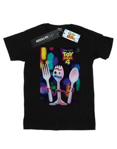 Disney Heren Toy Story 4 Forky Poster T-shirt