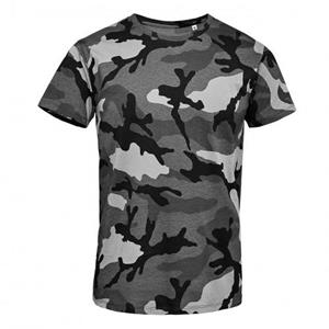 SOLS Heren Camo T-shirt met korte mouwen