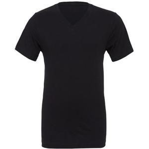 Bella + Canvas Canvas Heren Jersey T-shirt met korte mouwen en V-hals