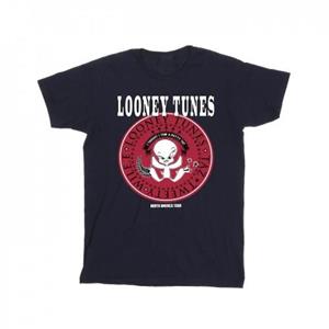 Looney Tunes Heren Tweety Rock Disk T-shirt