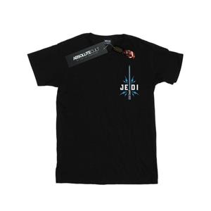 Star Wars: The Rise of Skywalker Heren Star Wars The Rise Of Skywalker Jedi Badge borstprint T-shirt