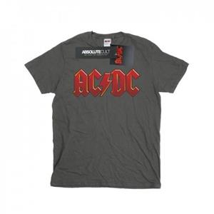 AC/DC Heren donkerrood logo-T-shirt