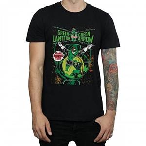DC Comics Heren Green Lantern & Green Arrow Comic Cover katoenen T-shirt