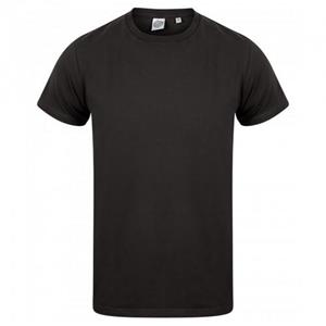 Skinni Fit Heren Feel Good Stretch T-shirt met V-hals en korte mouwen