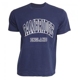 Cambridge University Heren Cambridge Engeland print 100% katoen casual T-shirt/top met korte mouwen
