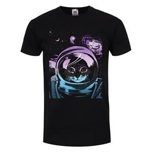 Unorthodox Collective Onorthodox collectief Space Kitten T-shirt voor heren