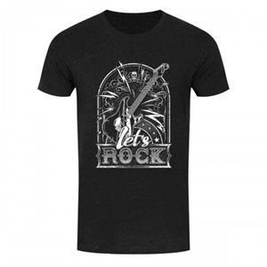 Grindstore Heren Lets Rock Heren T-shirt