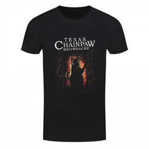 Grindstore Heren Texas Chainpaw Meowsacre T-shirt