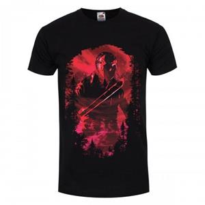 Grindstore Jason Voorhees silhouet T-shirt voor heren