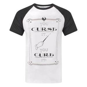 Fantastic Beasts And Where To Find Them Fantastische beesten en waar ze te vinden Heren Curse It Cure It Raglan T-shirt