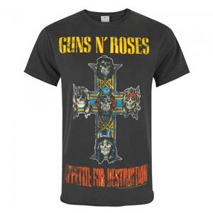 Amplified Versterkt Officiële Mens Guns N Roses Appetite For Destruction T-Shirt
