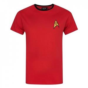 Star Trek Mens Security And Operations Uniform T-Shirt