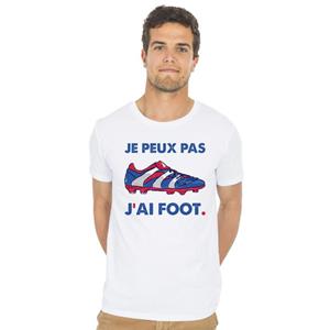 Sportifs du Dimanche T-shirt Homme - JE PEUX PAS J'AI FOOT