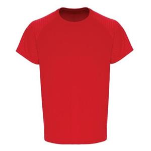 TriDri Heren T-shirt met reliëfmouwen